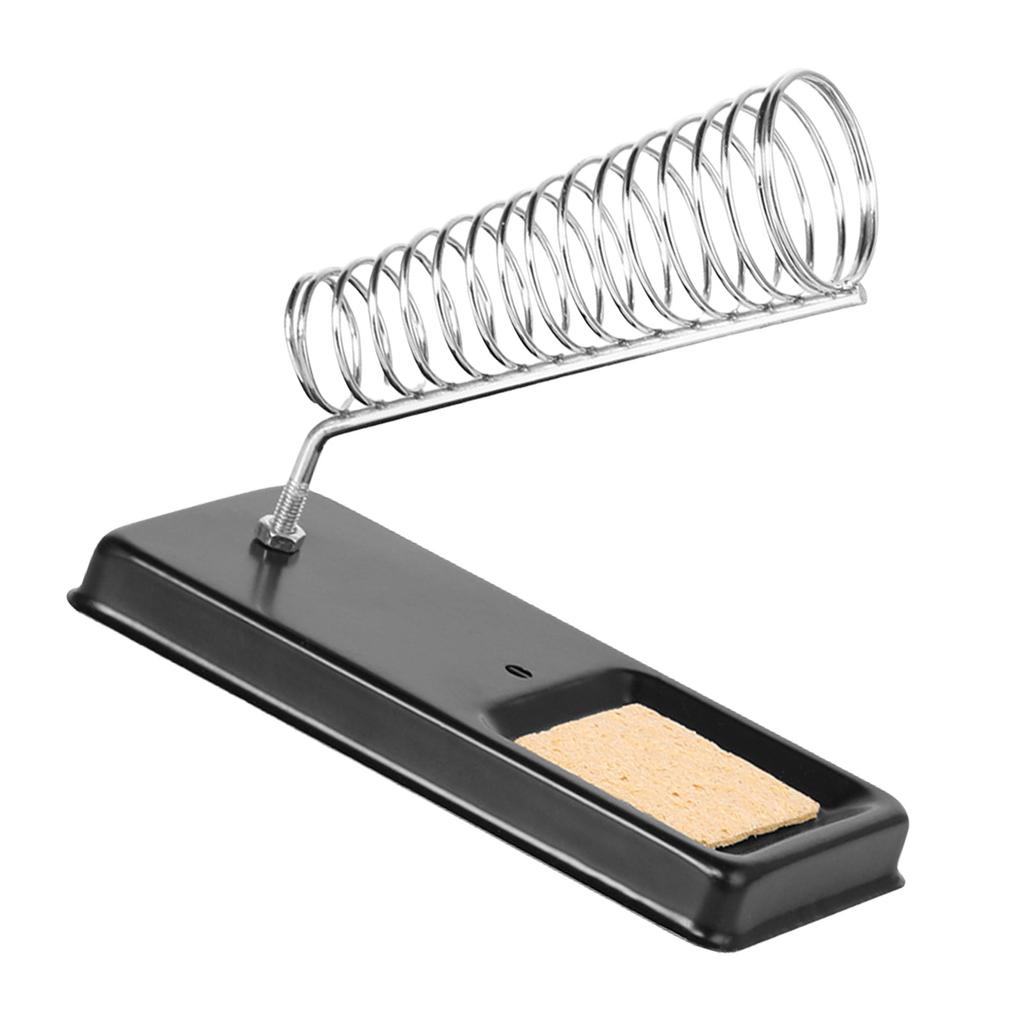 Soldering Iron Stand Portable Holder Soldering Tin Stand Welding Cleaning Sponge Electric Soldering Iron Accessories