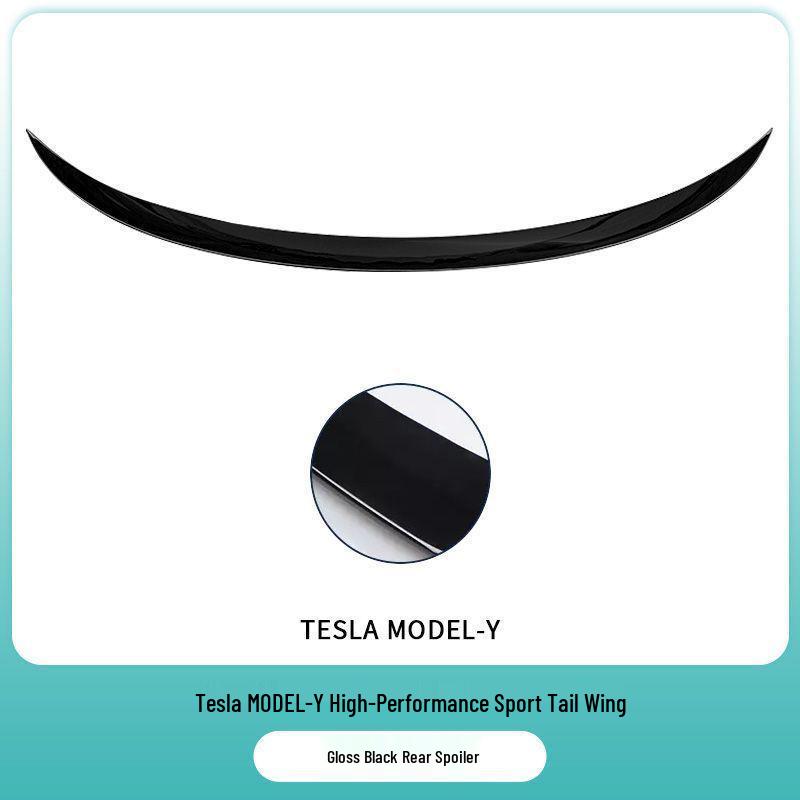 Заднее крыло из углеволокна для Tesla Model Y/3: Улучшает характеристики, снижает сопротивление ветра, не требует сверления.