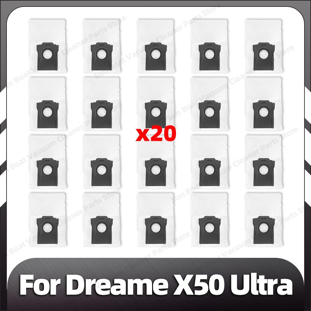 Совместимость с Dreame X50 Ultra: сменная основная боковая щетка, фильтр HEPA, насадки для швабры, пылесборники, запасные части, аксессуары