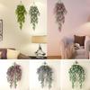 1Pc Artificial Lavender Fake Flower Wall Hanging Vine Rattan Wedding Party Decor
