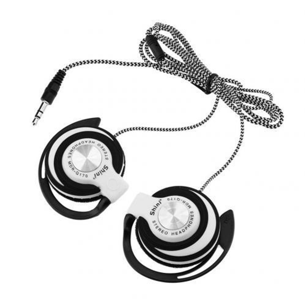 HIFI Stereo for Phones/MP3/MP4 3.5mm Plug Bass Headset Wired Headphones Ear Hanging Wired Earphone