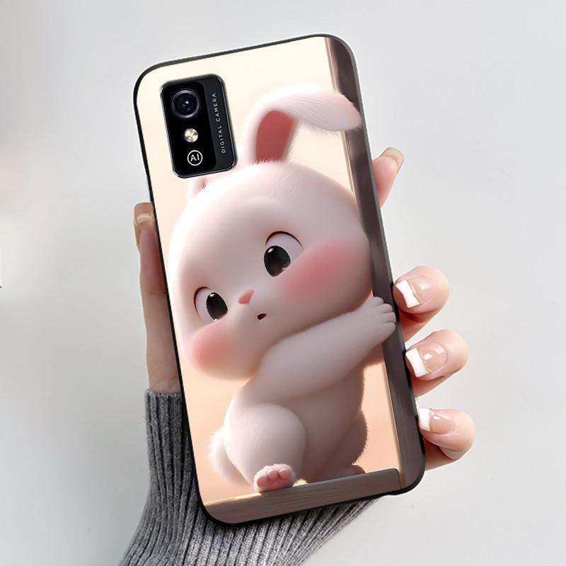 Милый мультяшный чехол для ZTE Blade L9 Fundas Capa Печатный корпус Защитная крышка Мягкий силикон Черный корпус Ударопрочный Coque