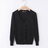 European and American Autumn Women's Thin Sweater Women's Knit Sweater Cardigan Shawl Long Sleeve V-neck Short Coat