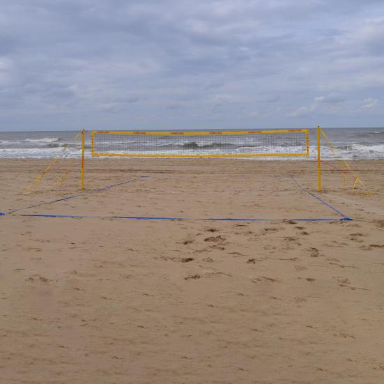 Линии для пляжного волейбола 26,3' x 52,6' для песка, ограничительные линии шириной 2,5 дюйма