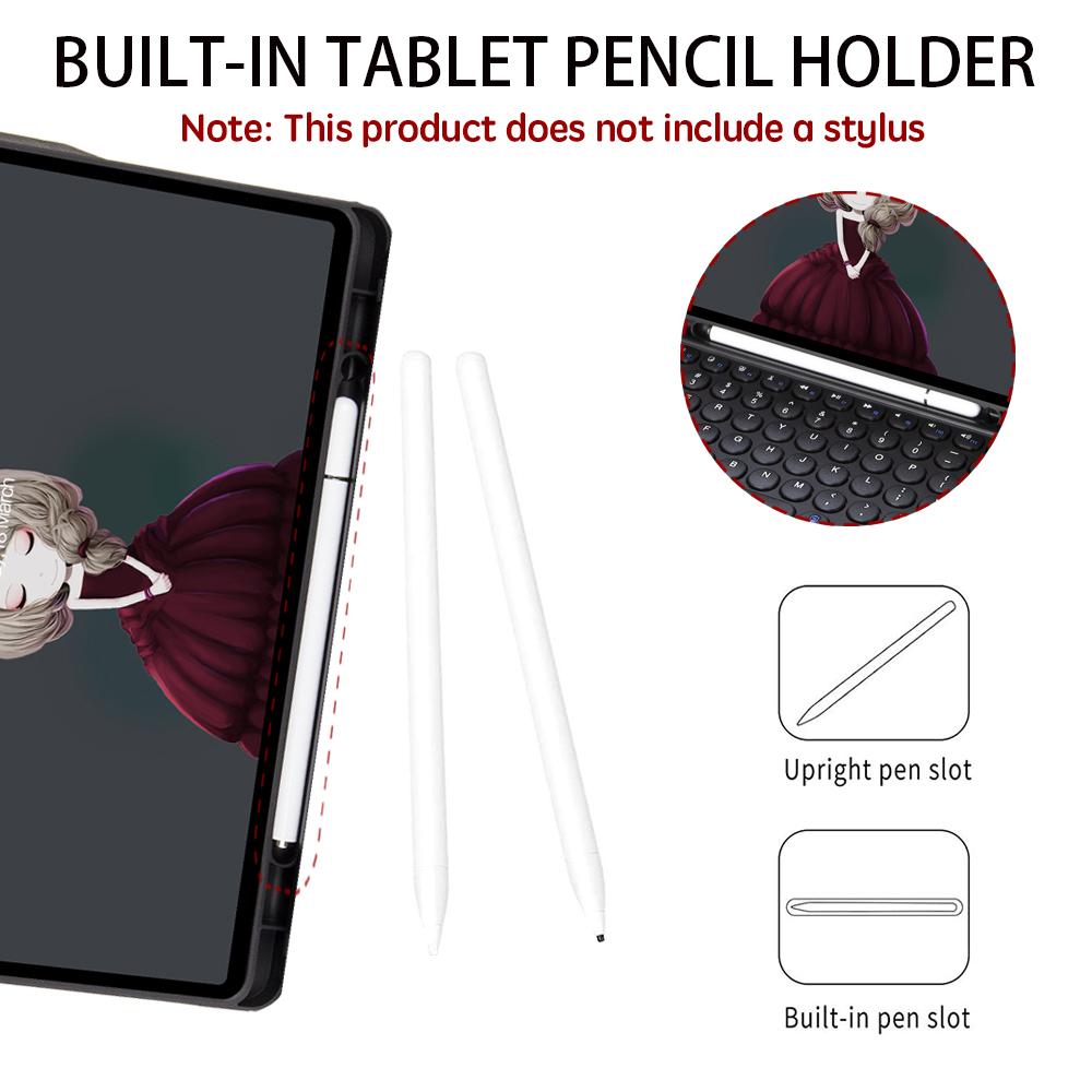 Для Samsung Galaxy Tab S6 Lite 10,4 SM-P610 SM-P615 Чехол для планшета Беспроводная Bluetooth-клавиатура Защитный чехол Windows Android IOS