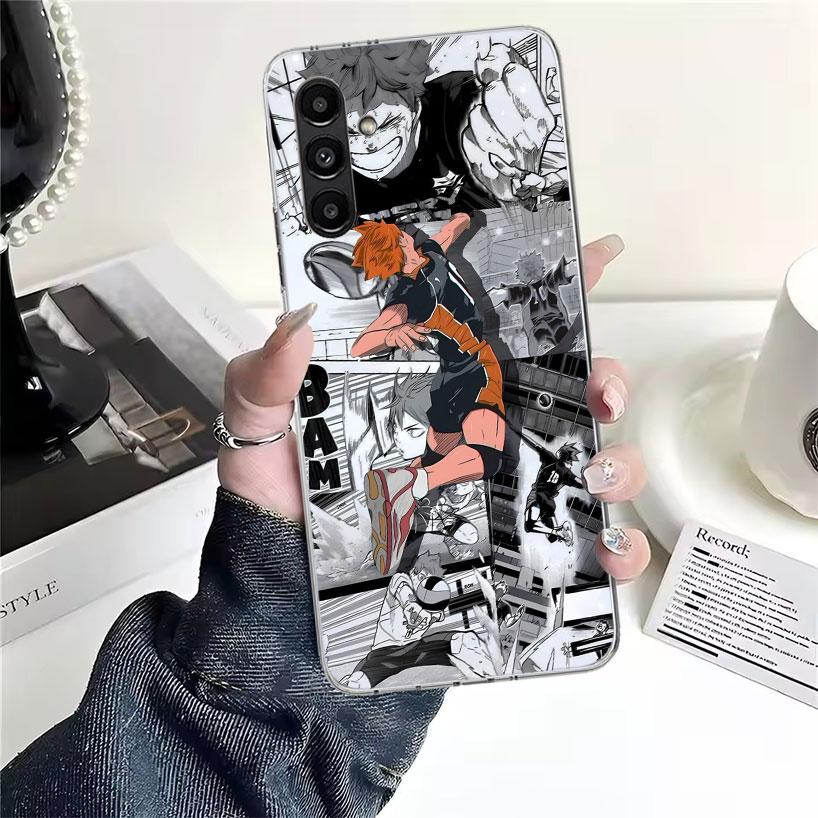 Чехол для телефона Haikyuu Oya Волейбол Аниме для Samsung Galaxy A13 A14 A15 A16 A17 A53 A54 A55 A56 A57 A33 A34 A35 A36 A37 A23 A24 A