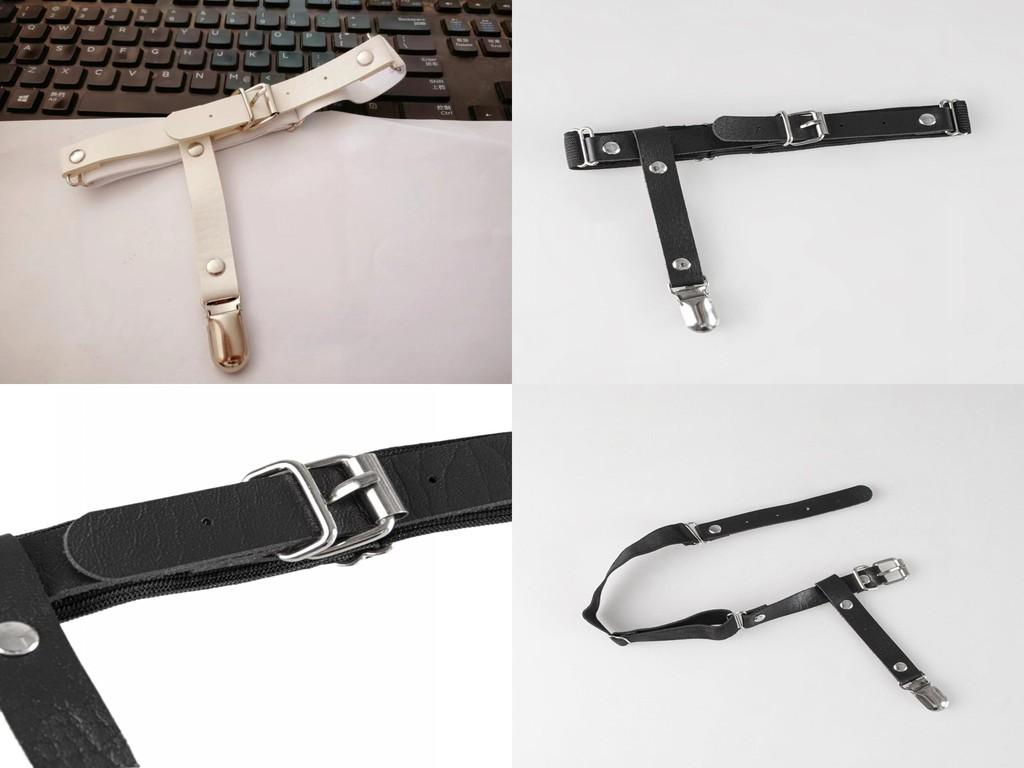 Панк Подвязка из ПВХ Регулируемая Эластичная Модный Аксессуар для Взрослых Женщин