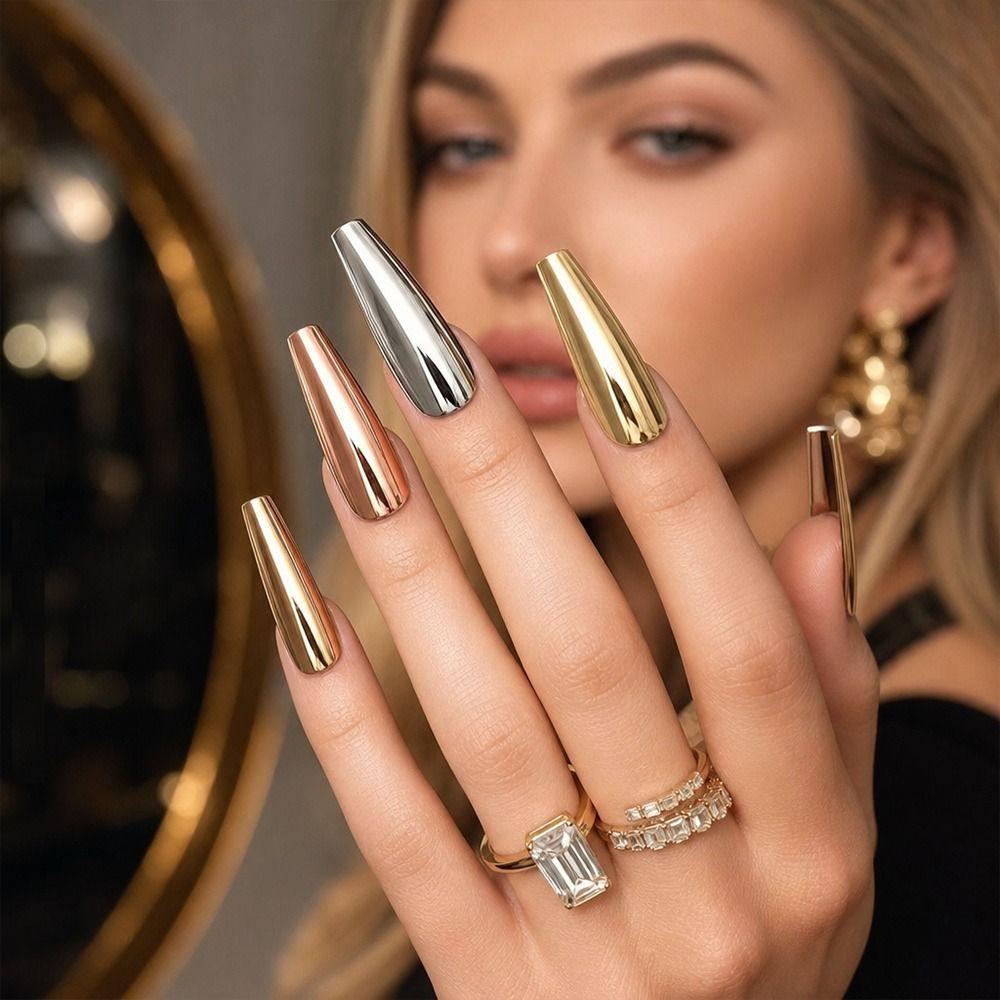 Laser Nail Foil Decals Iridescent Nail Decals Professional Manicure Decals  Nail Decoration
