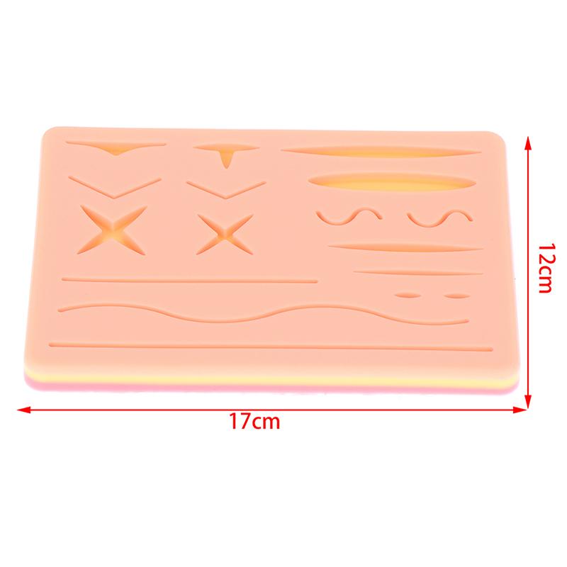 Практика хирургических швов, модуль с несколькими ранами, силиконовая модель кожи, хирургические инструменты для студентов-медиков, расходные материалы для обучения