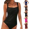 Fashion Women Sexy Backless Solid Color Slim Swimsuit