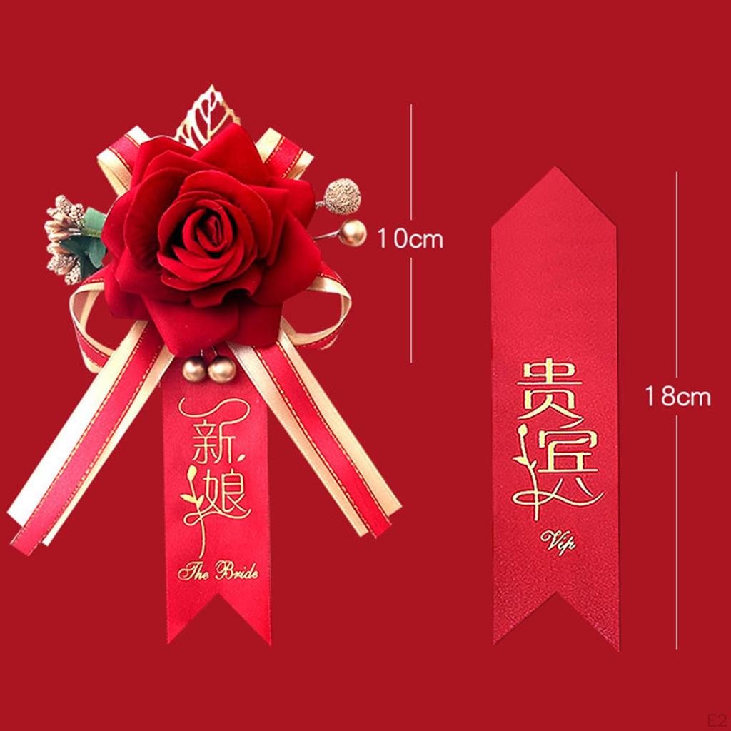 2 шт., свадебная цветочная бутоньерка для невесты, жениха, искусственные цветы с булавкой и зажимом