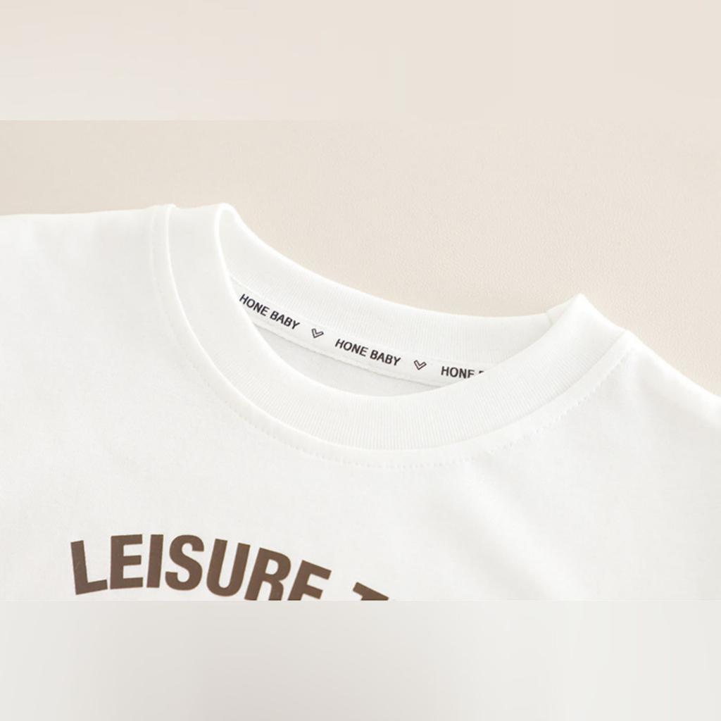 Детский повседневный комплект с длинным рукавом, удобные наряды для повседневной носки