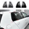 Для VW Golf 6 MK6 2008 2009 2010-2012 АБС-пластик Заднее окно Четверть Жалюзи Накладка Боковой вентиляционный проем Автомобильные клейкие аксессуары