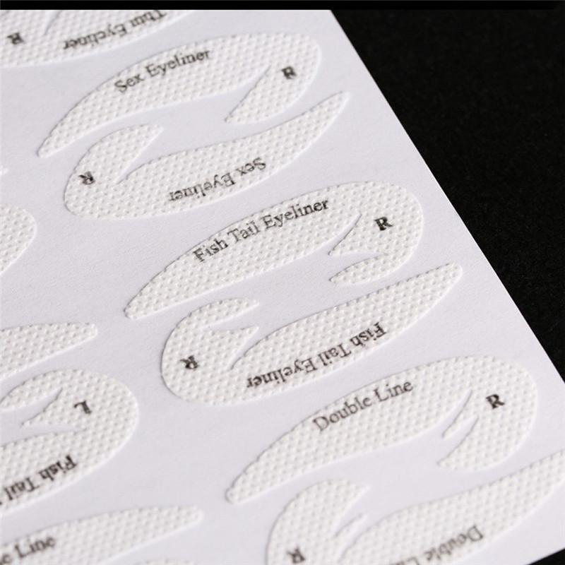 4 листа трафареты для макияжа глаз, шаблон для подводки для глаз, инструменты для формирования бровей, тени для век, шаблон для макияжа, инструмент для укладки, руководство по рисованию