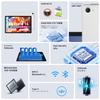 Android 14 Resolution IPS Child Facial Widevine GMS 5000mAh Split Wireless OTG White 10-inch Tablet, 1280800 Screen, Protection, Recognition,
