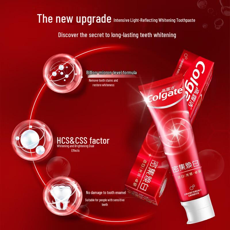 Colgate Интенсивно отбеливающая фторидсодержащая зубная паста