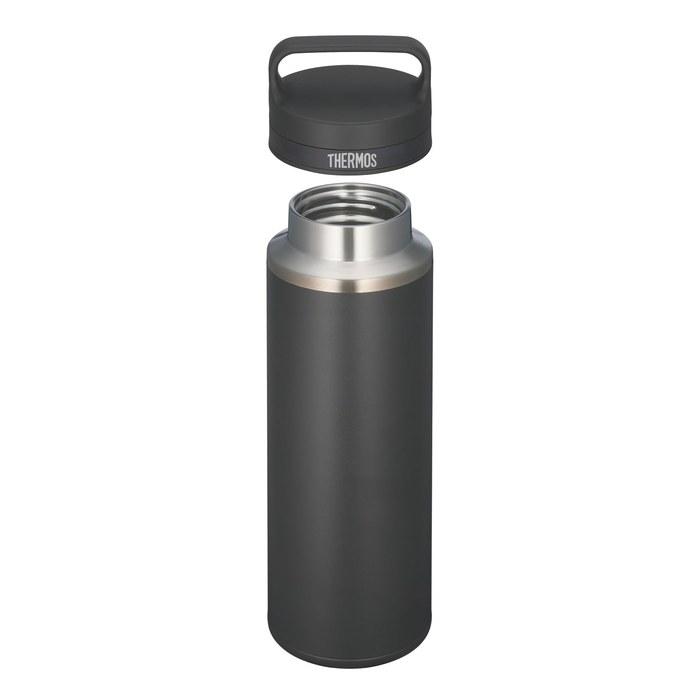 Термос Thermos с вакуумной изоляцией, дорожная кружка с ручкой для переноски, 800 мл, дымчато-черный, JOW-800 SMB, 800 мл