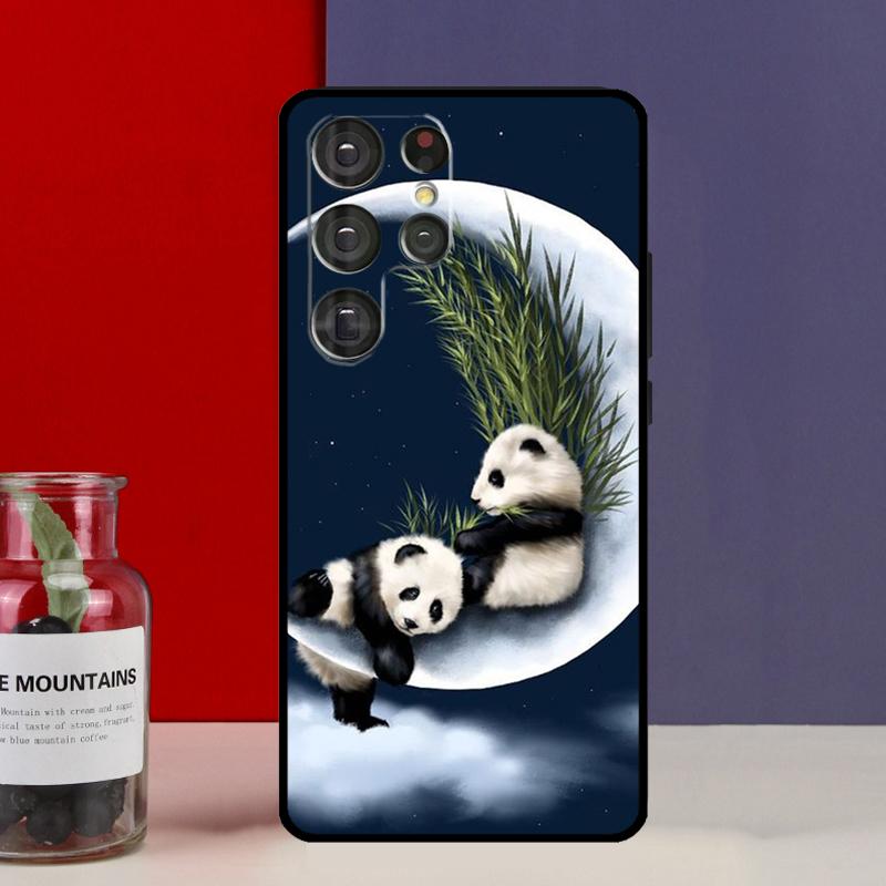Мультяшный Милый Медведь Панда Чехол Для Samsung Galaxy S25 Ultra S9 S10 S20 S21 FE S22 S23 Plus S24 Ultra Чехол Для Телефона