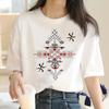 2024 New Amazigh T-shirt Clothing Women's Couple Korean Edition Ulzzang T-shirt Retro High Quality Women's Short Sleeved Unisex T-Shirt