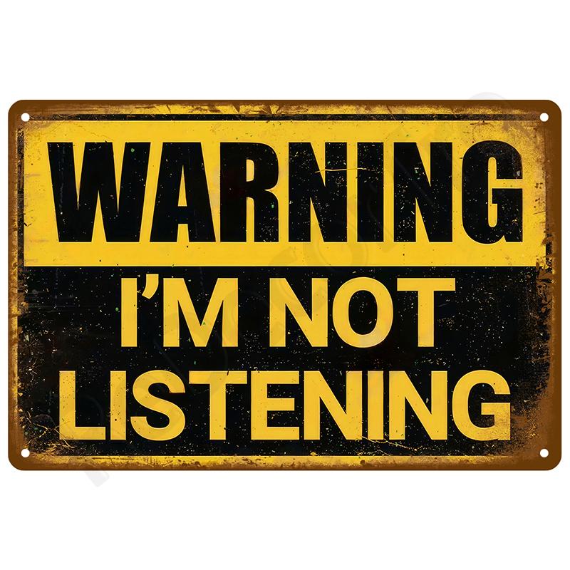 Metal Sign Poster Plates Bar Retro Wall Art Tin Sign Interior Outdoor Aesthetic Room Vintage Home Decor Items Decoration Luxury