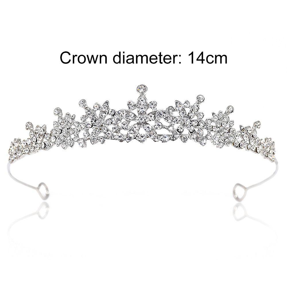 Свадебные аксессуары для волос Красивые украшения для волос Кристалл Головной убор Корона Стразы Обруч для волос