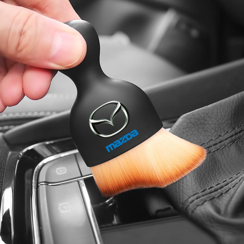 Car Sticker Center Console Cleaning Brush Air Conditioning Outlet Cleaning Brush for Mazda 3 bk bl 323 Axela Atenza CX-3 CX-4 GH2