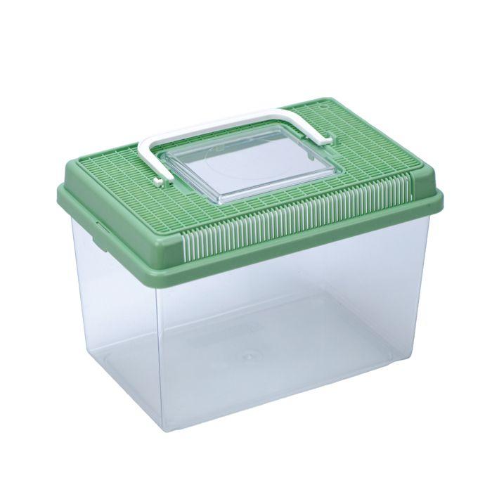 Récipient En Plastique - Ferplast - Geo Médium - 2,5 Litres - Poignée De Transport - Couvercle Amovible