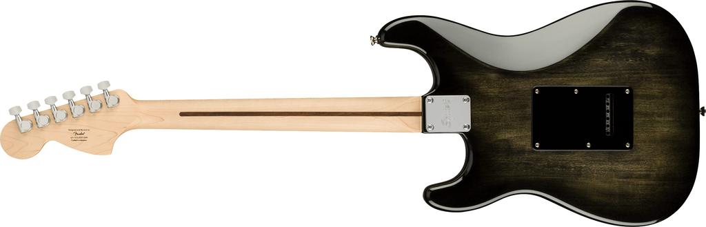 Электрогитара Squier by Fender Affinity FMT Maple Black Black Burst с мягким чехлом Series™ Stratocaster® HSS, накладкой на гриф, пикгардом,