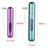 Refillable Mini Perfume Bottle Portable Cosmetic Bottle Spray Bottle Atomizer Spray Container Travel Refillable Bottles 5ml KTY