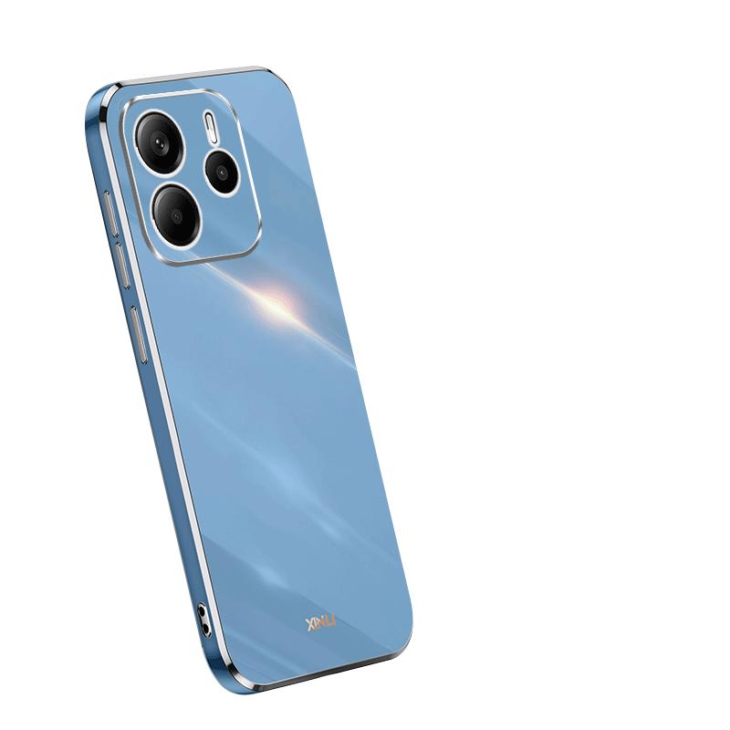Для Xiaomi 14T Pro 13T Poco X6 M6 Pro X5 Redmi 14C 13C Note 14 Pro 13 12 11 чехол с глянцевым покрытием TPU противоударный мягкий тонкий однотонный чехол для телефона