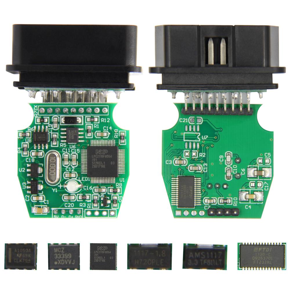 MINI VCI J2534 для Toyota TIS Techstream V18.00.008 OBD2 Автомобильный диагностический кабель MINIVCI FTDI FT232RL Авто сканер