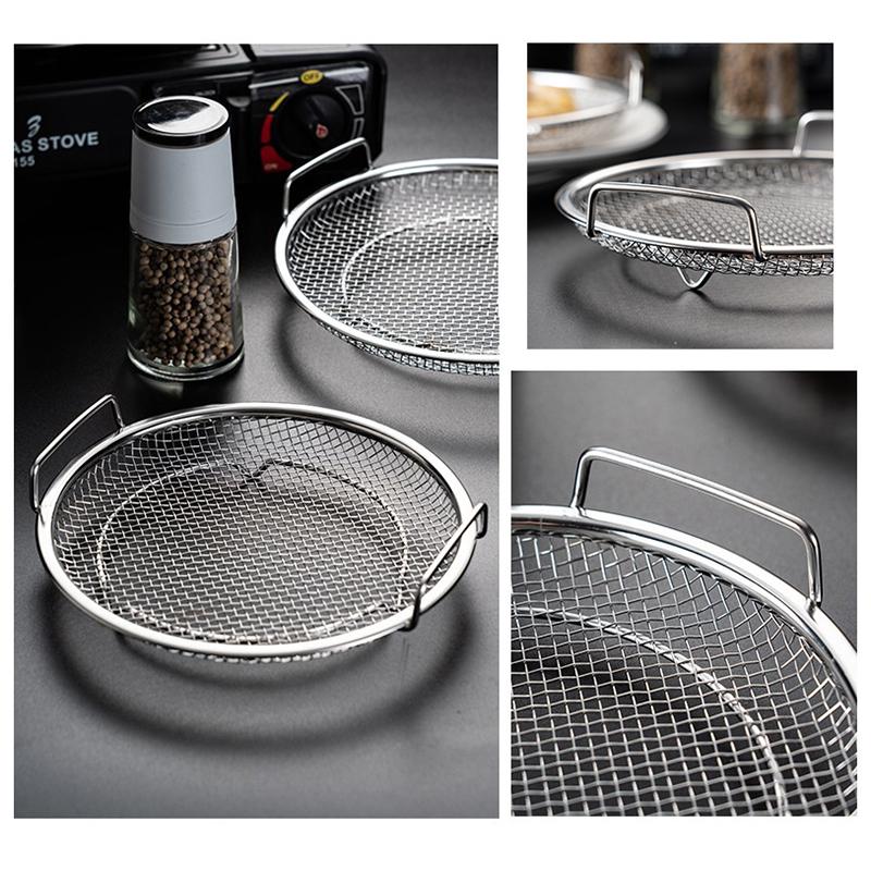 Kitchen Oil Strainer Pan Stainless Steel Frying Oil Strainer Pan Fine Mesh Strainer Basket For Frying Bbq Food French Fries