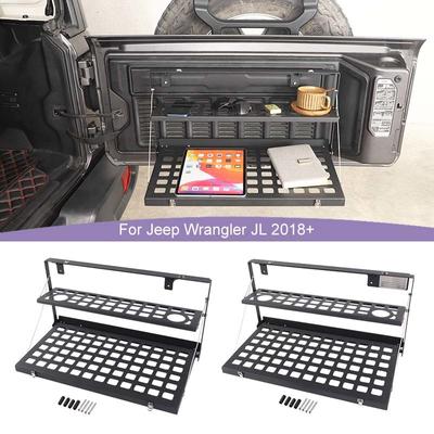 Металлическая стойка для хранения багажа багажника, складная полка для Jeep Wrangler JL 2018 Up, автомобильные аксессуары