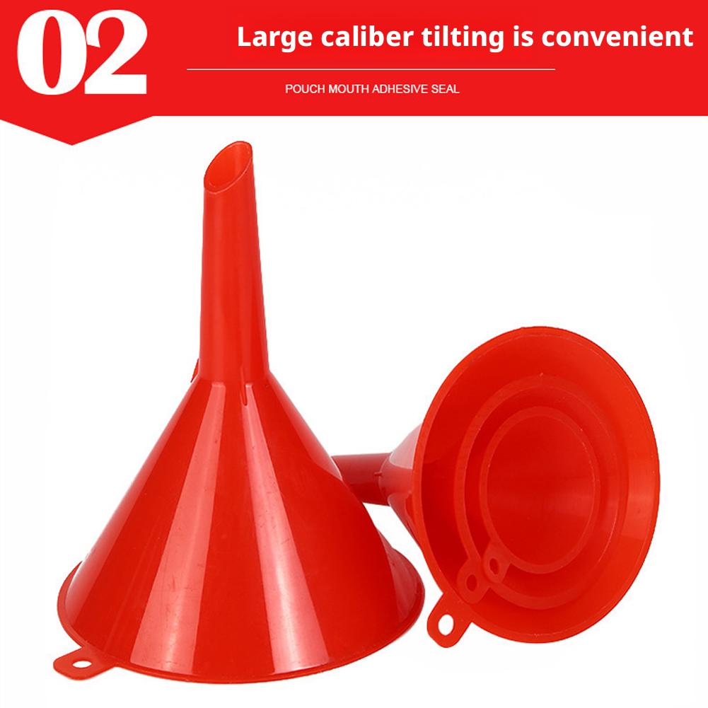 4Pcs Plastic Funnel Set Universal Car Motorcycle Oil Gasoline Fuel Funnel Oil Change Refueling Tool Oil Funnels Filling Tool Mass Air Flow 3