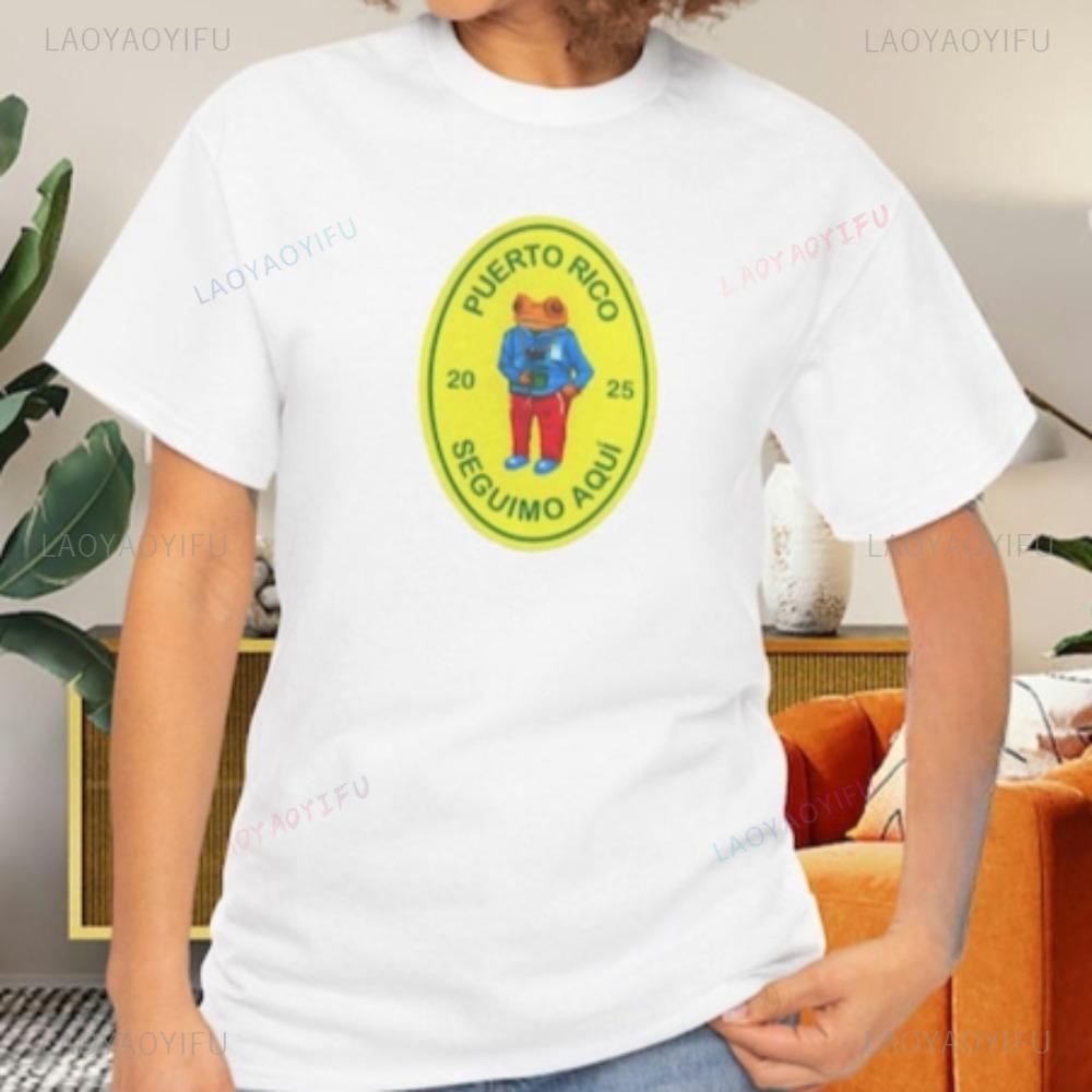 Bad Bunny Sapo Concho DeBÍ TiRAR MáS FOToS Tshirt Casual Fashion Loose Streetwear Cotton Tshirt Short Sleeve Y2k Man T Shirt