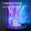 Ocean Wave Ceiling Projector 2-In-1 Galaxy Projector Lamp Aurora Night Light Dinosaur Egg Shape Mood Ambient Lighting for Party