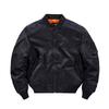 Men's Spring MA-1 Bomber Jacket: Solid Color Motorcycle Outerwear, Plus Size Baseball Collar Flight Suit