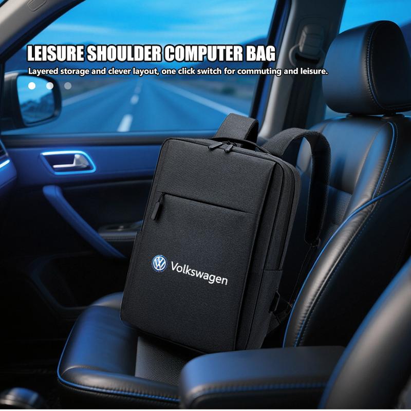 For Volkswagen VW Travel Business Laptop Shoulder Bag School Student Backpack Passat Golf 4 5 6 Tiguan Polo Scirocco Jetta CC zj0