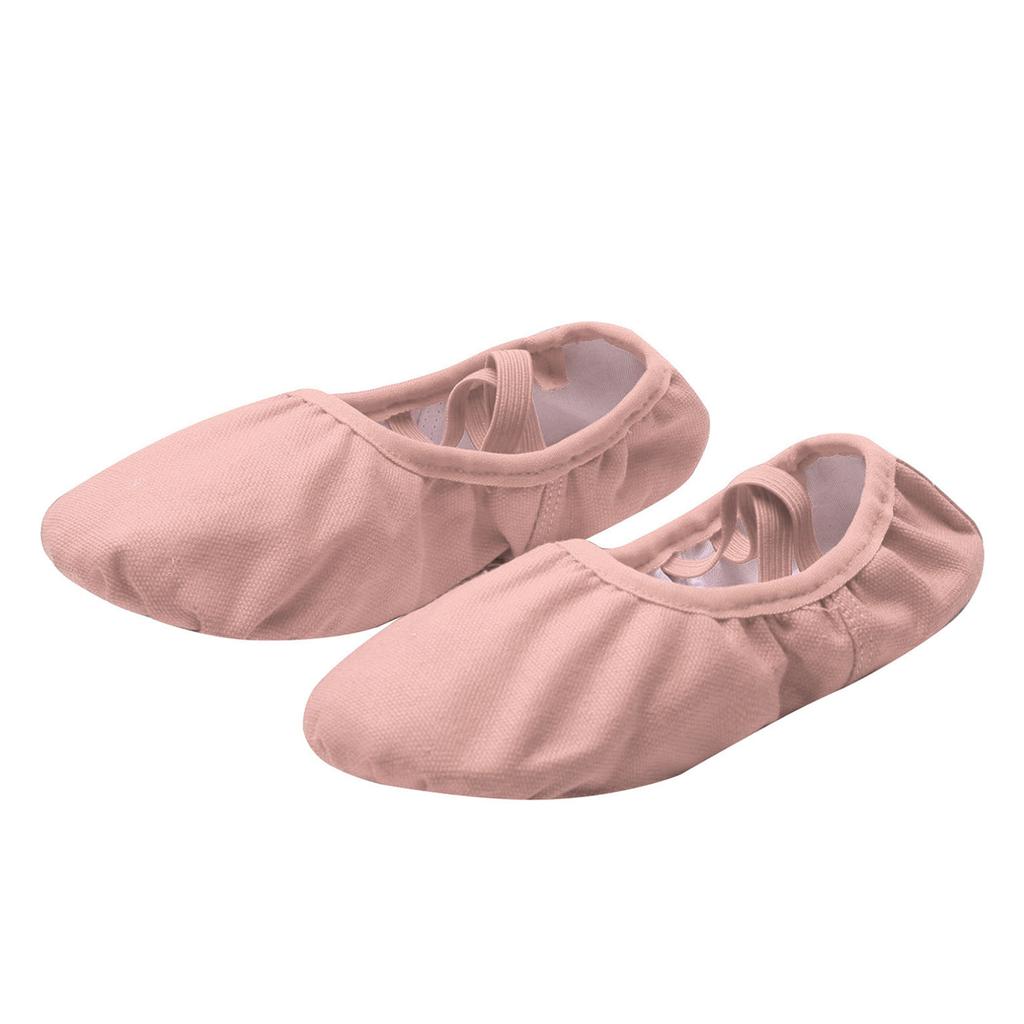 1 пара детской балетной танцевальной обуви для девочек, тапочки для балерины на мягкой подошве, танцевальная гимнастическая обувь