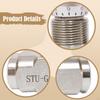 Hydraulic Control Valve Stu-g3/8 Easy Installation Replacement Sturdy Reliable Compact Accessory