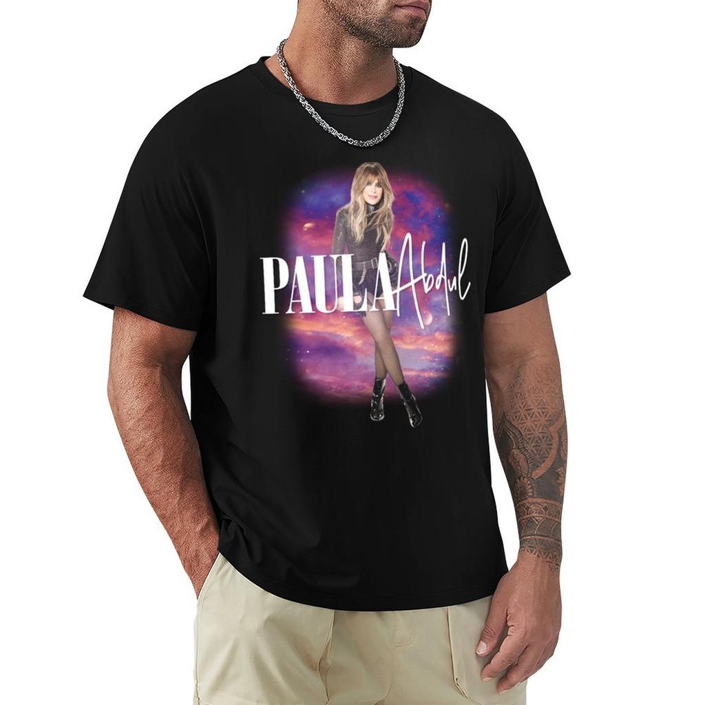 Paula Abdul Universe Tshirt Casual Holiday Short Sleeve Tee