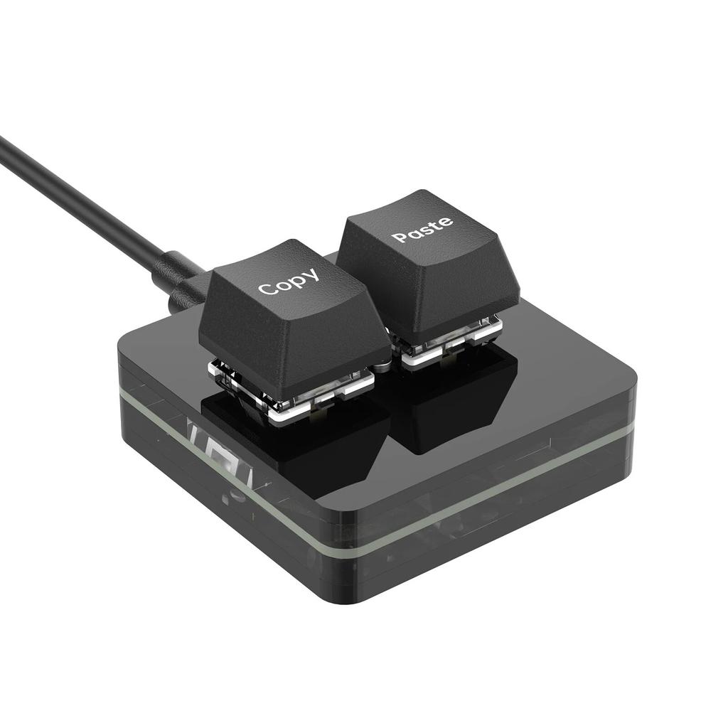 USB-C Настраиваемая клавиатура Мини Копировать Вставить 2 3 6 Клавиш Ручка со светодиодной RGB-подсветкой Механические Горячей замены Программируемые Макро-клавиатуры