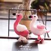Adorable Flamingo Plush Toy Soft Stuffed Animal For Girls Cute Bag Charm
