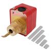 1pc AC250V 10Bar Brass Water Flow Switch Paddle Control NPT Thread Connection Red