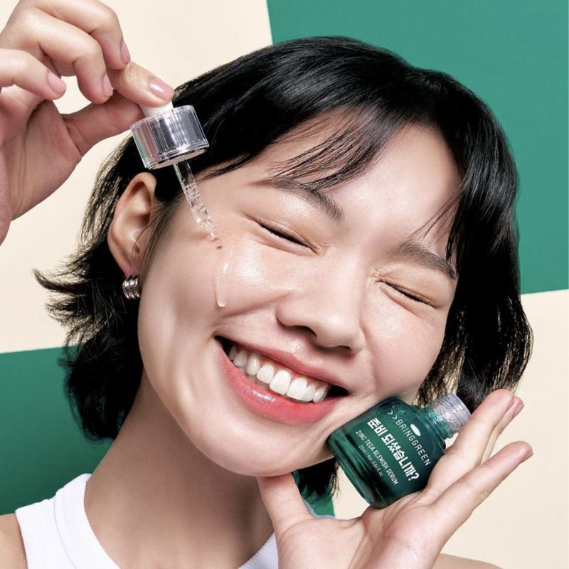 [BRINGGREENxSquid game] ZINC TECA Сыворотка от пятен 25 мл Сменный блок 25 мл Squid Game2 Gong-gi game