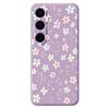 For Samsung Galaxy S25 FE Case Small Flower Branches Pattern Printing Straight Edge TPU Phone Back Cover