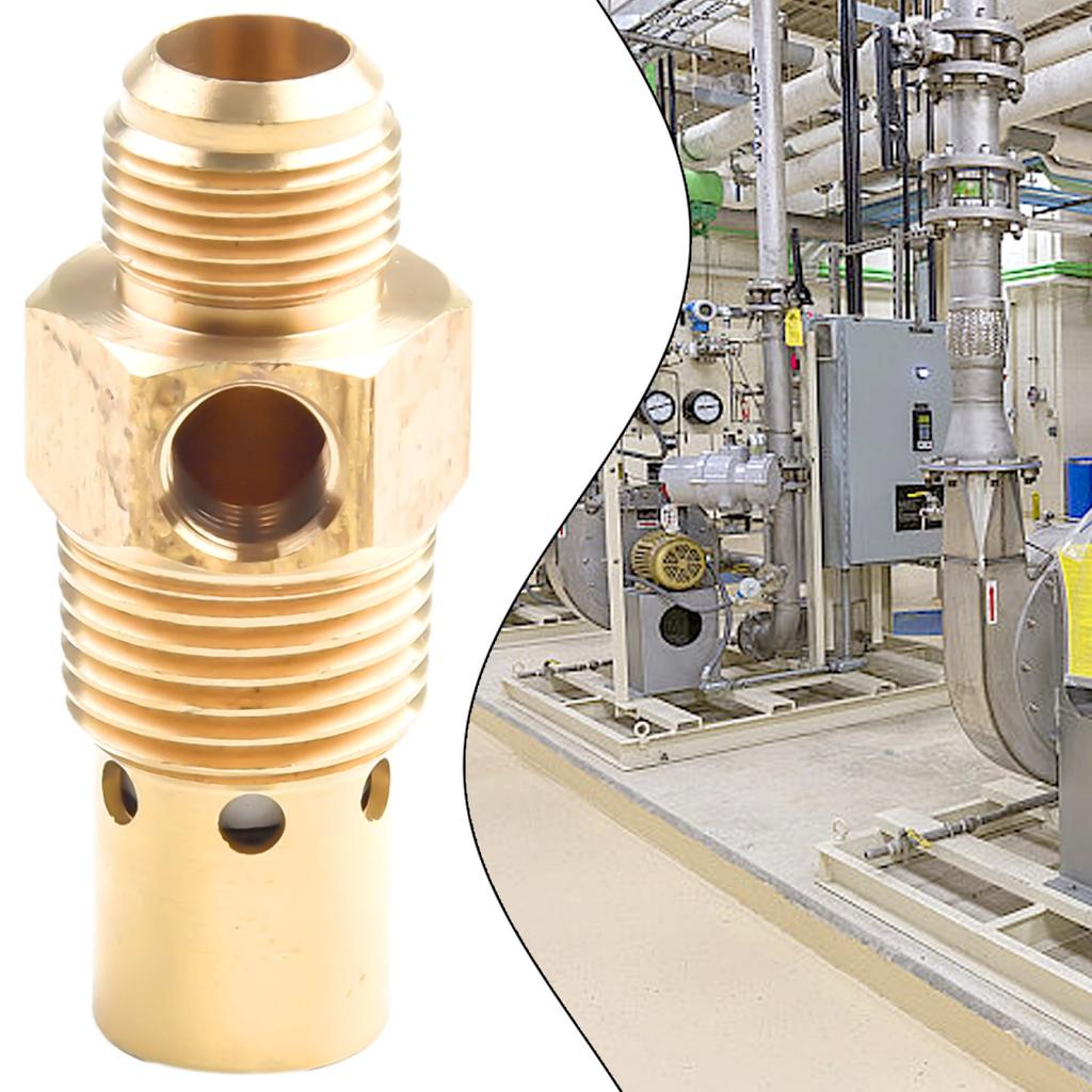 Обратный клапан воздушного компрессора одноходовой латунный NPT×1/2 дюйма