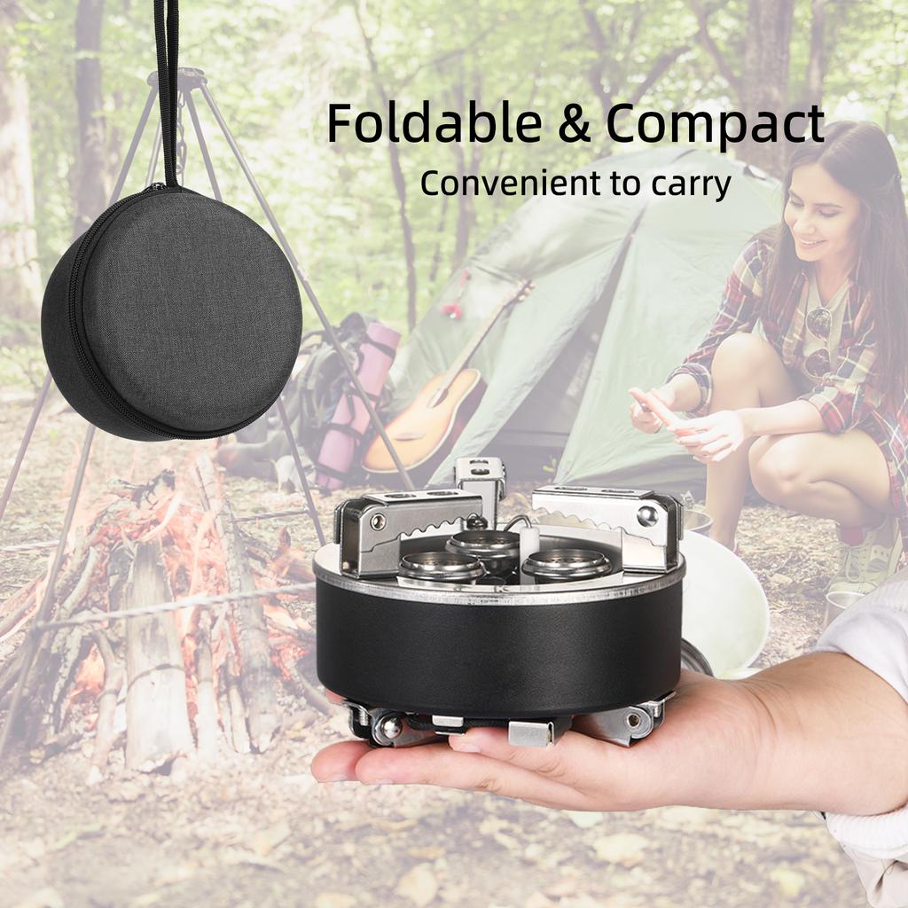 6800 Вт Газовая плита для кемпинга Складная 3 конфорки Пьезоподжиг Туристическая плита Походная плита Печь для кемпинга Пешего туризма