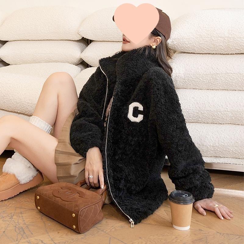 Lazy Wind Lamb Wool Coat Women's Winter New Loose Fleece Thickened Thermal Sweater Pajamas Coat