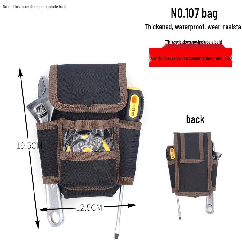Поясная сумка для инструментов электрика: Многофункциональный холщовый чехол для ремонтных и отделочных работ
